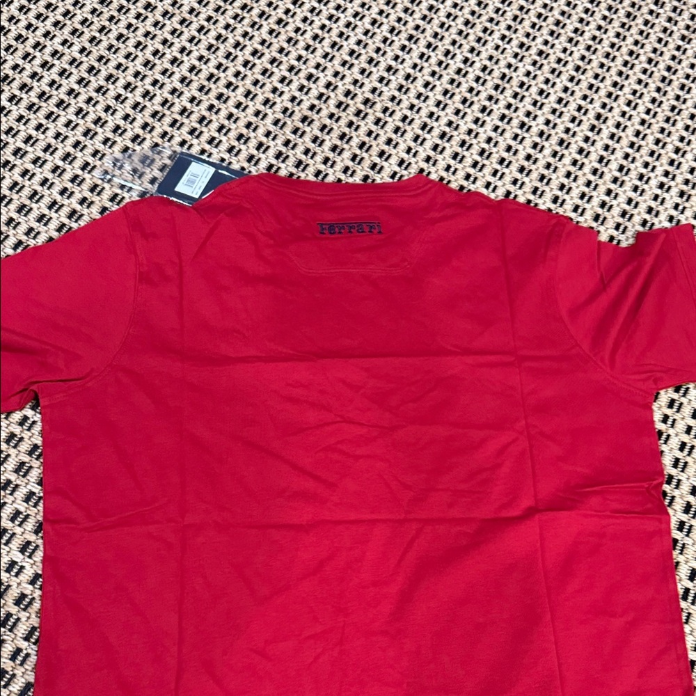 NWT: Ferrari Classic Red Short Sleeve Tee - Picture 6 of 9